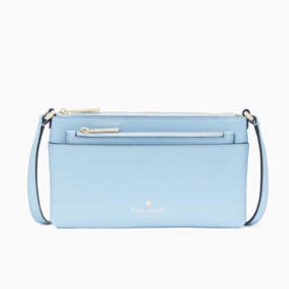 Kate Spade Sadie Crossbody Set in Saffiano Leather, light blue - ❤️ NEW - Picture 1 of 7